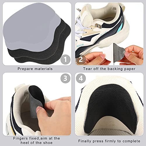 5 Pairs Self-Adhesive Repair Heel Toe Hole Patch，Shoe Hole Repair kit ...