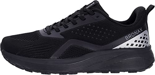 BRONAX Men's Wide Cushioned Supportive Road Running Shoes | Wide Toe ...