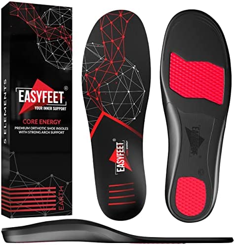 {New 2022} Premium Anti-Fatigue Shoe Insoles – High Arch Support ...