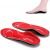 Walkomfy Pain Relief Orthotics, Plantar Fasciitis Arch Support Insoles Shoe Inserts for Maximum Support/All-Day Shock Absorption/Designed for Men and Women (Mens 7-7 1/2 | Womens 9-9 1/2, red-w107a)