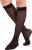 Absolute Support – Made in USA – Size Medium – Sheer Compression Socks for Women Circulation 15-20 mmHg – Lightweight Long Compression Knee High Support Stockings for Ladies – Black