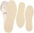 2 Pairs Kids Sole Insoles Shoe Insoles Women Toddler Shoe Filler Children Memory Sponge Insoles Breathable Latex Shoe Inserts, Cutting Size Soft Washable Replacement Insole for Spring Summer (Beige)