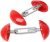 2 Pairs Simple Plastic Shoe Tree High Heels Boots Stays Stereotypes Stretchers Shapers Expander Width Extenders Adjustable Mini Shoe Trees (Red)