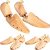 3 Pairs Adjustable Wooden Men Shoe Trees Twin Tube Wood Shoe Inserts Support Stretcher Boot Keeper Sneaker Shoe Shape Holder