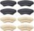 4 Pairs Suede Heel Grips Liners Pads Heel Cushion Inserts – Self-Adhesive Heel Inserts Liners for Men and Women, for Preventing Heel Slipping, Rubbing