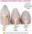 Heel Stoppers for Grass, 15 Pairs 3 Sizes Heel Protectors for Grass, Durable High Heel Protectors for Walking on Grass and Uneven Floor, Heel Covers for High Heel Shoes (S/M/L)