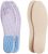 Amitataha 2 Pairs Breathable Insoles, Super-Soft Shoe Inserts and Stopping Sweaty with Two Layers of Foam That Fit in Any Shoes (One Size for Both Men’s 7-13 & Women’s 5-10)