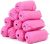 BESTOYARD 100pcs Disposable Shoes Covers Elastic Band Breathable Dustproof Thickened Shoe Covers (Pink)