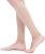 BSERA Calf Compression Sleeve Women, 2 Pairs 15-20mmHg Calf Support Footless Compression Socks Stockings for Shin Splints, Varicose Veins, Recovery (Nude/Skin, Medium)