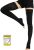 Beister 1 Pair Medical Open Toe Thigh High Compression Stockings with Silicone Band for Women & Men, Firm 20-30 mmHg Graduated Support for Varicose Veins, Edema, Flight.