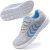 DUOYANGJIASHA Women’s Athletic Road Running Mesh Breathable Casual Sneakers Lace Up Comfort Sports Student Fashion Tennis Shoes
