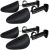 Happyupcity 2 Pairs Black Adjustable Plastic Shoes Tree Shoes Shape Keeper Shoe Stretcher Shoe Holder Shoe Expander