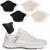 Heel Cushion for Loose Shoes Sneakers, Heel Grips Liner Cushions Heel Inserts Feet Protector Pads for Men Women, Self-Adhesive Cuttable, 4 Pairs Thick