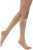 JOBST – 115332 Opaque Knee High 15-20 mmHg Compression Stockings, Open Toe, Medium, Natural