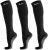 LA Active Graduated Compression Socks with Non-Slip Grips for Safety – 15-20mmHg for Women & Men