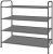 MAX Houser Shoe Rack, Fabric Shoe Shelf for Closet Bedroom Entryway (4-Tier, Dark Grey)