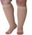 Made in The USA – Plus Size XXL Opaque Compression Socks with Extra Wide Calf – Knee-Hi Firm Support – Open Toe – 20-30mmHg – 2XL Compression Stockings for Woman – Support Socks for Men