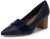 Mafulus Women’s Chunky Block Low Heels Pumps Ladies Pointed Closed Strap Toe Work Office Dress Shoes 2 Inch
