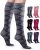 Pembrook Womens Compression Socks 6 Pack | 8-15 mmHg Graduated Support Compression Stockings for Women