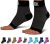 SB SOX Plantar Fasciitis Compression Socks for Women & Men (1 Pair) – Ankle Socks for Plantar Fasciitis Relief, Arch Support, and Foot/Heel Pain for Everyday Use (Black, Medium)