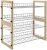 Simple Home Storage Shoe Rack Standing Storage Bench Shoes Organizer Cabinet Nonwoven Fabric Cover Small Bookshelf Stackable Shelves Wood Bamboo Stainless Steel Home Resin Slat Utility Shoe Shelf for