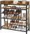 Yaheetech 6-Tier Shoe Rack Organizer, Shoe Shelf Organizer with Storage Box, Free standing Shoe Storage Rack for Entryway, Living Room, Holds 24 Pairs of Shoes, Industrial Style