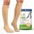 Zipper Compression Socks 15-20mmHg Closed Toe with Zip Guard Skin Protection – Medical Zippered Compression Socks for Men & Women – XL, Beige