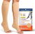 Zipper Compression Socks 15-20mmHg with Zip Guard Skin Protection & Open Toe Medical Zippered Compression Socks for Men Women